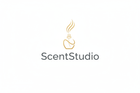 scentstudio ka logo bna do back ground full white ho